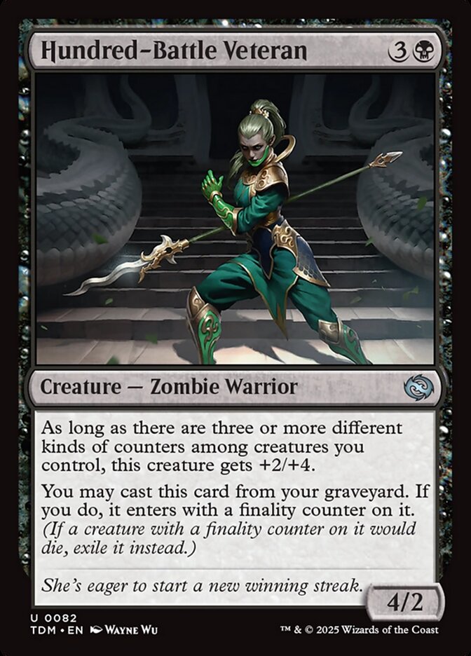 Hundred-Battle Veteran 82/291 (Tarkir: Dragonstorm)  - Foil | Good Games Cannington