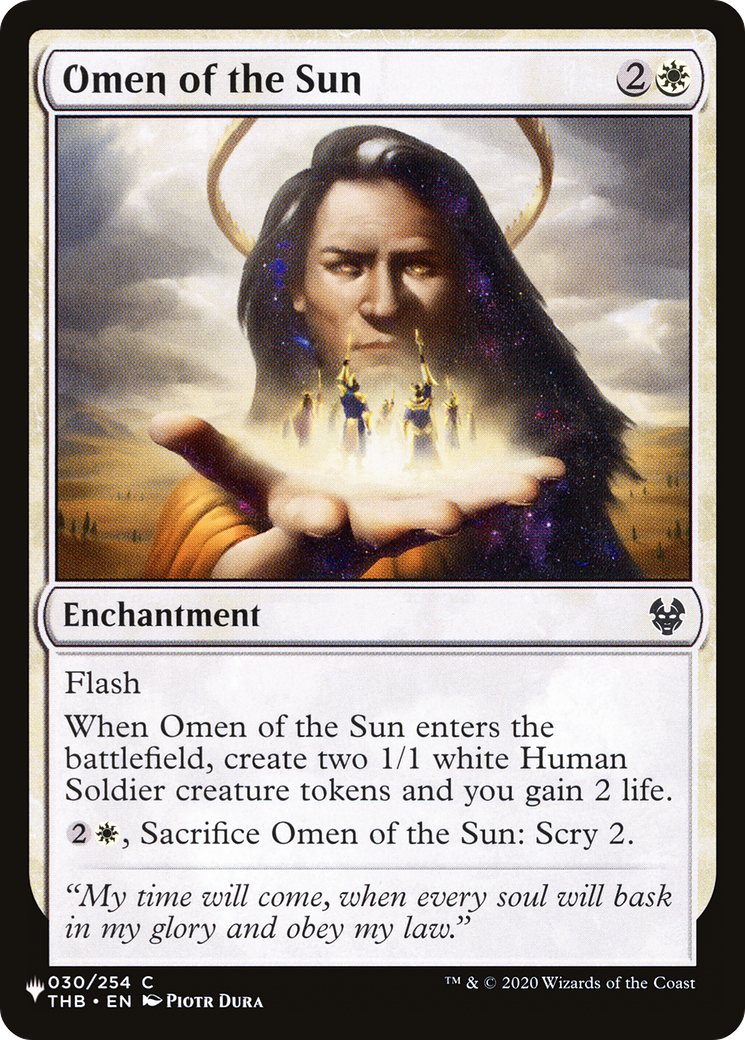 Omen of the Sun [The List] | Good Games Cannington