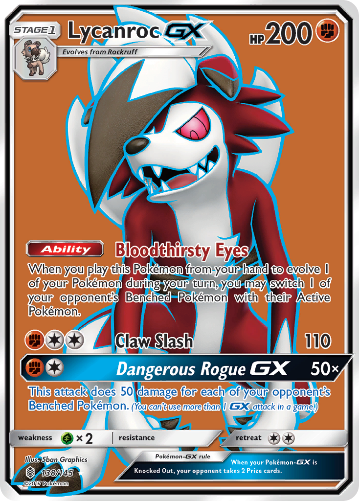 Lycanroc GX (138/145) [Sun & Moon: Guardians Rising] | Good Games Cannington