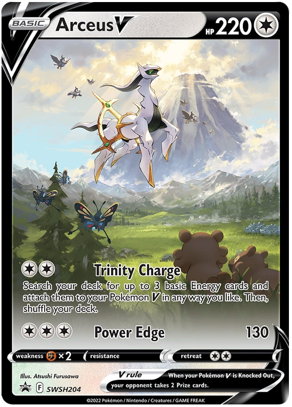 Arceus V (SWSH204) [Sword & Shield: Black Star Promos] | Good Games Cannington