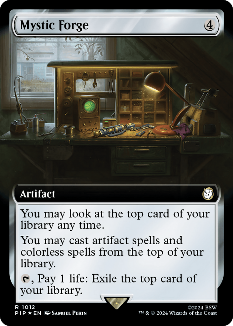 Mystic Forge (Extended Art) (Surge Foil) [Fallout] | Good Games Cannington