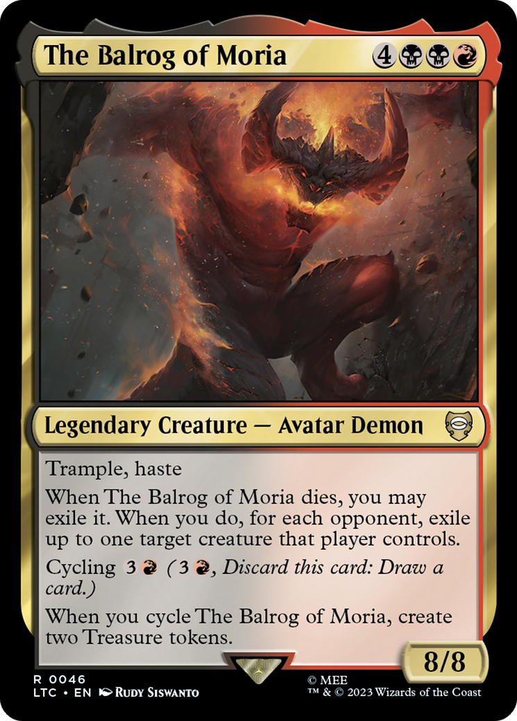 The Balrog of Moria [The Lord of the Rings: Tales of Middle-Earth Commander] | Good Games Cannington
