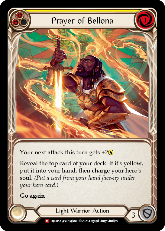 Prayer of Bellona [DTD053] (Dusk Till Dawn)  Rainbow Foil | Good Games Cannington