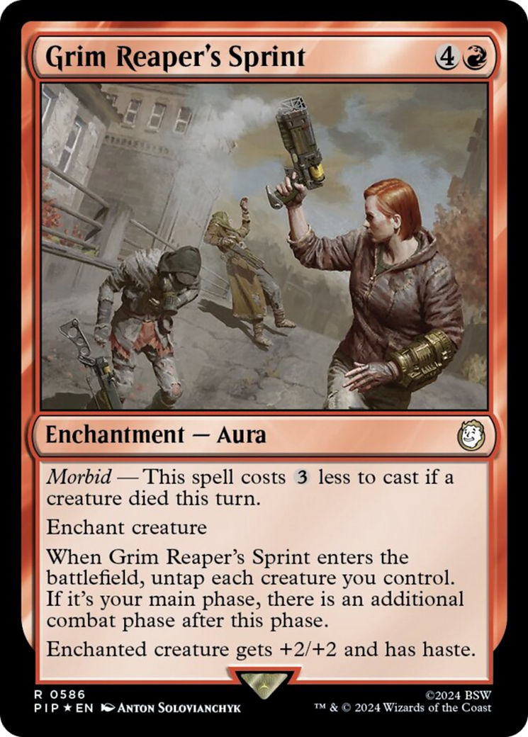 Grim Reaper's Sprint (Surge Foil) [Fallout] | Good Games Cannington