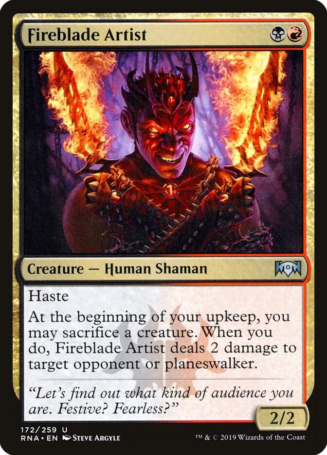 Fireblade Artist 172/259 (Ravnica Allegiance)  | Good Games Cannington
