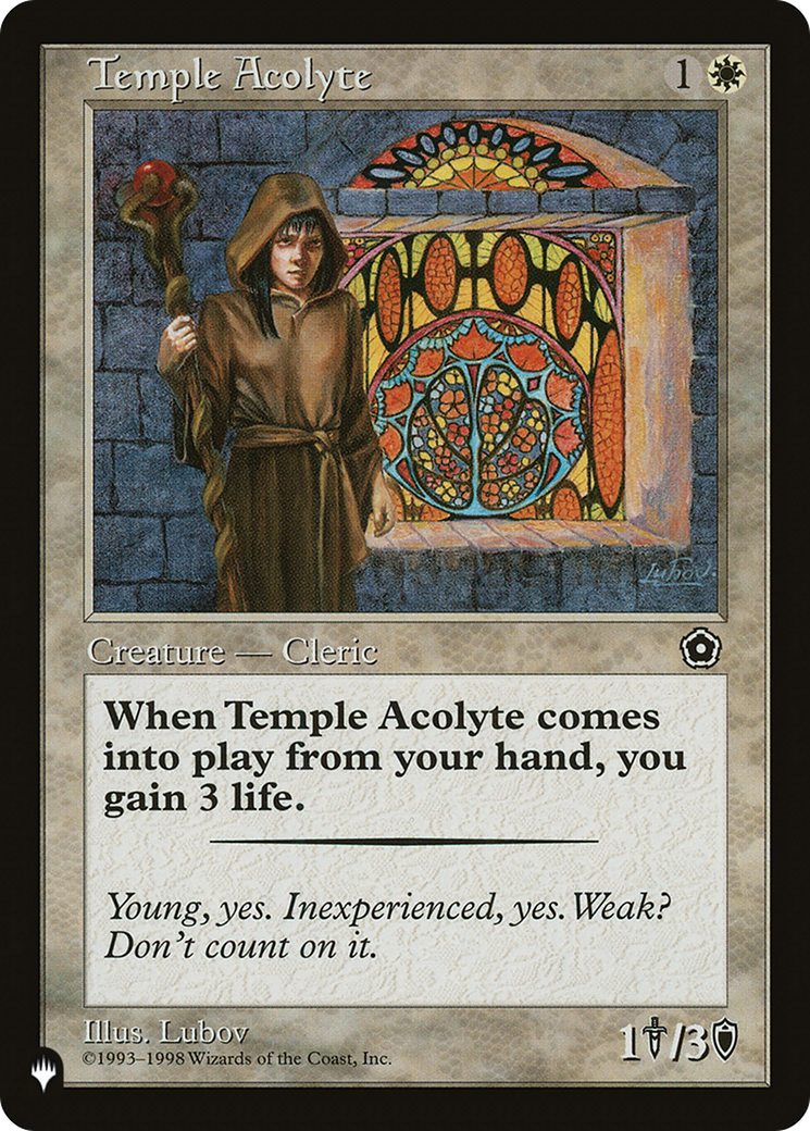 Temple Acolyte [The List] | Good Games Cannington