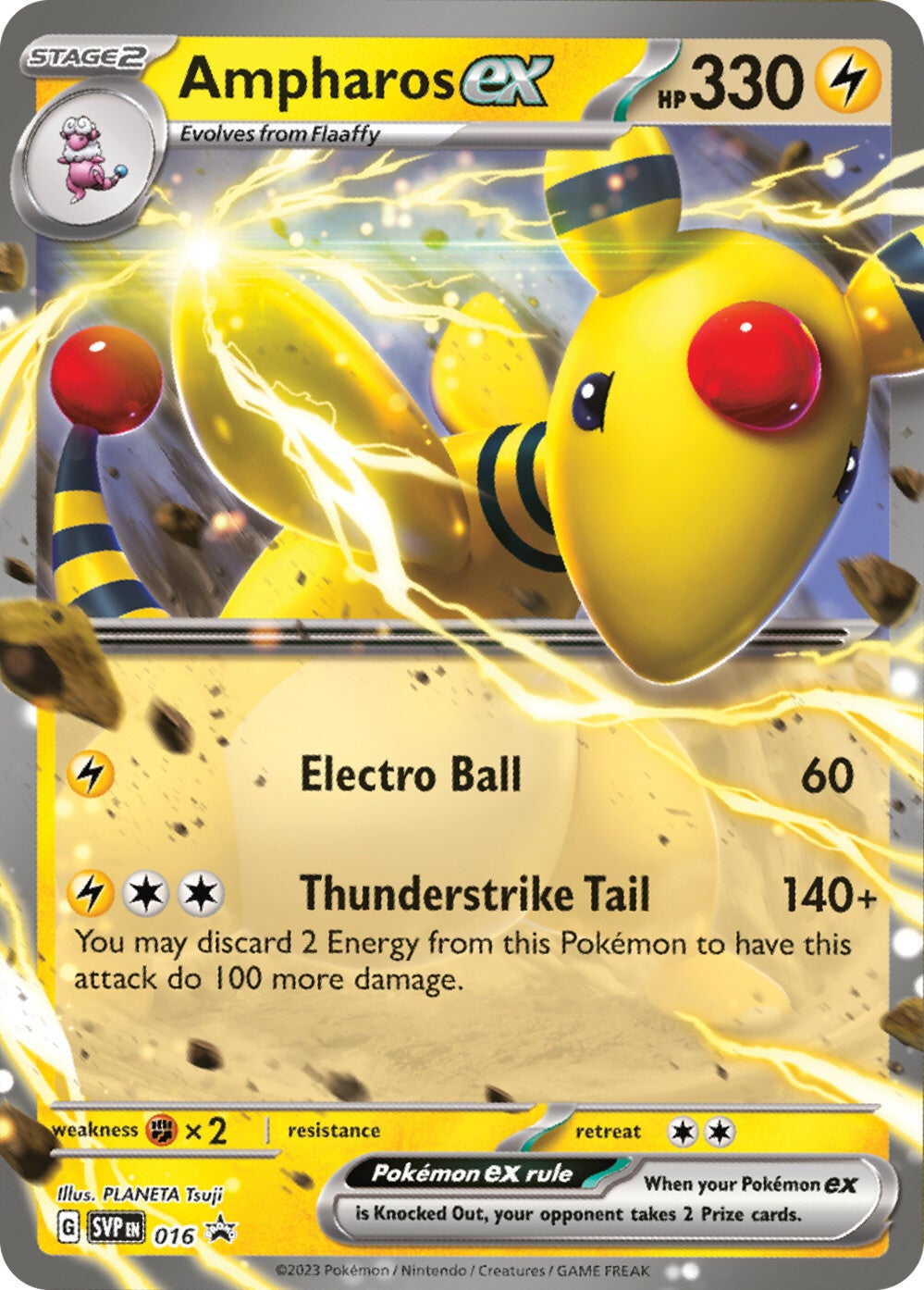 Ampharos ex (016) [Scarlet & Violet: Black Star Promos] | Good Games Cannington