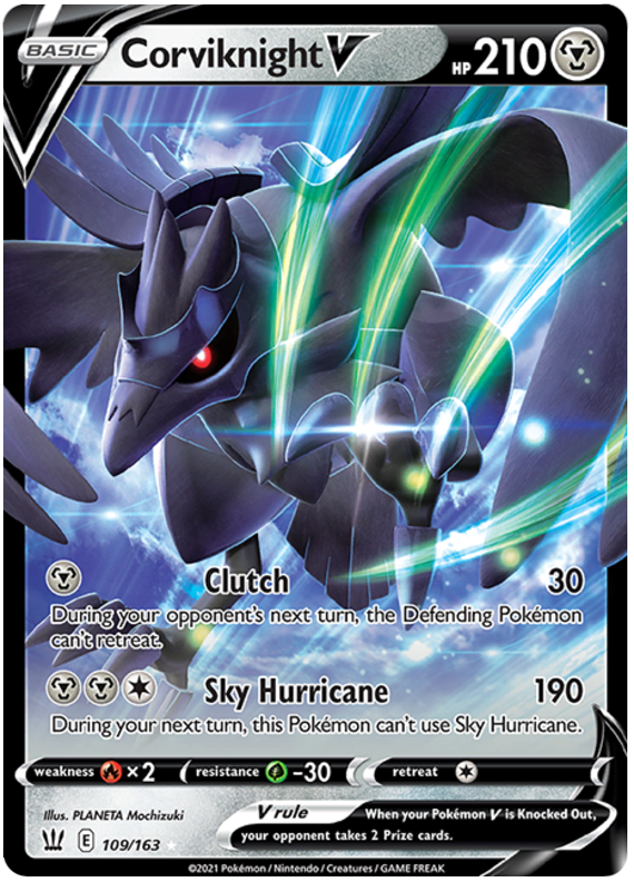 Corviknight V (109/163) [Sword & Shield: Battle Styles] | Good Games Cannington