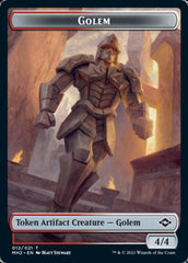 Clue (15) // Golem Double-Sided Token [Modern Horizons 2 Tokens] | Good Games Cannington
