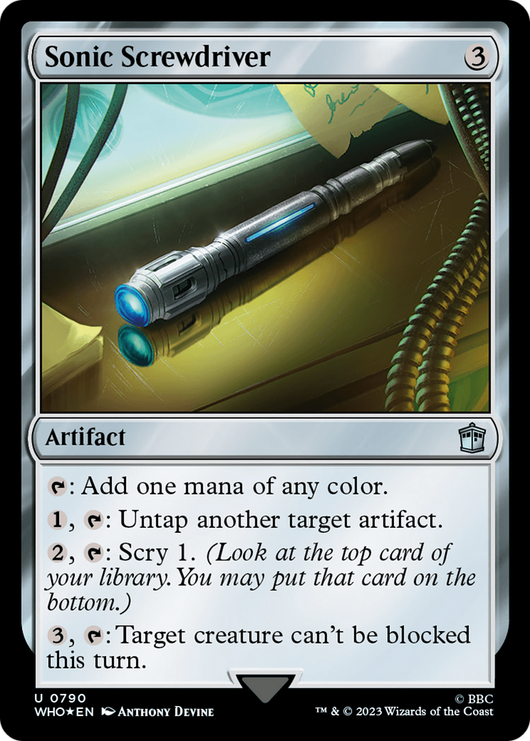 Sonic Screwdriver (0790) (Surge Foil) [Doctor Who] | Good Games Cannington