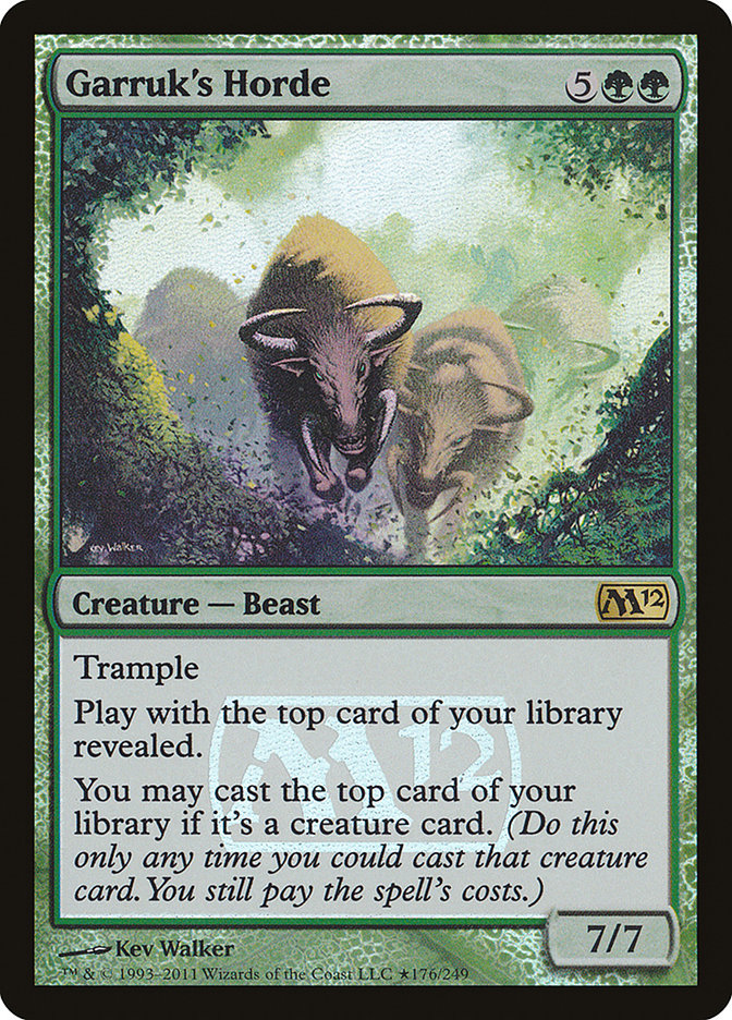 Garruk's Horde [Magic 2012 Prerelease Promos] | Good Games Cannington