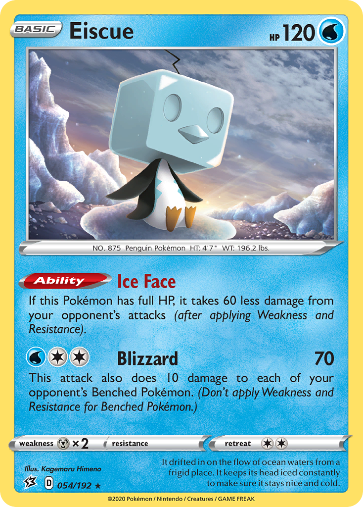 Eiscue (054/192) [Sword & Shield: Rebel Clash] | Good Games Cannington