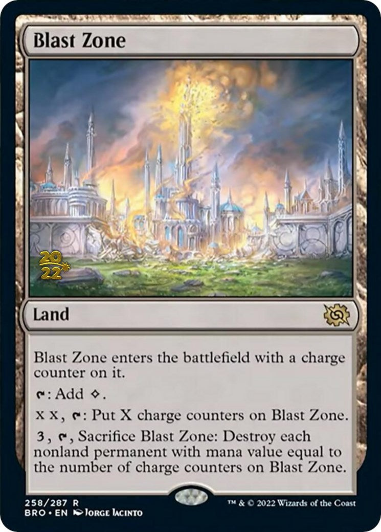 Blast Zone (258) [The Brothers' War Prerelease Promos] | Good Games Cannington