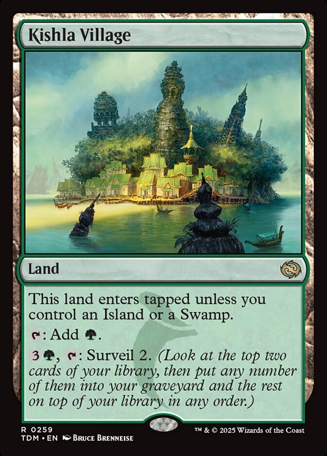 Kishla Village 259 (Tarkir: Dragonstorm)  - Foil | Good Games Cannington