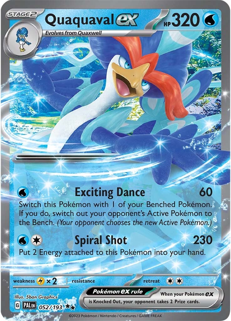 Quaquaval ex (052/193) [Scarlet & Violet: Paldea Evolved] | Good Games Cannington