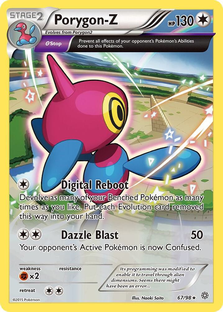 Porygon-Z Theta 67/98 (XY - Ancient Origins)  - Reverse Holofoil | Good Games Cannington