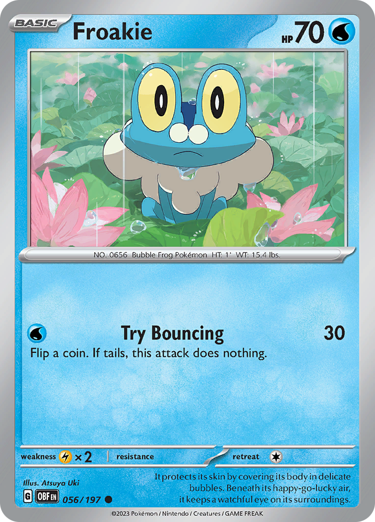 Froakie (056/197) [Scarlet & Violet: Obsidian Flames] | Good Games Cannington