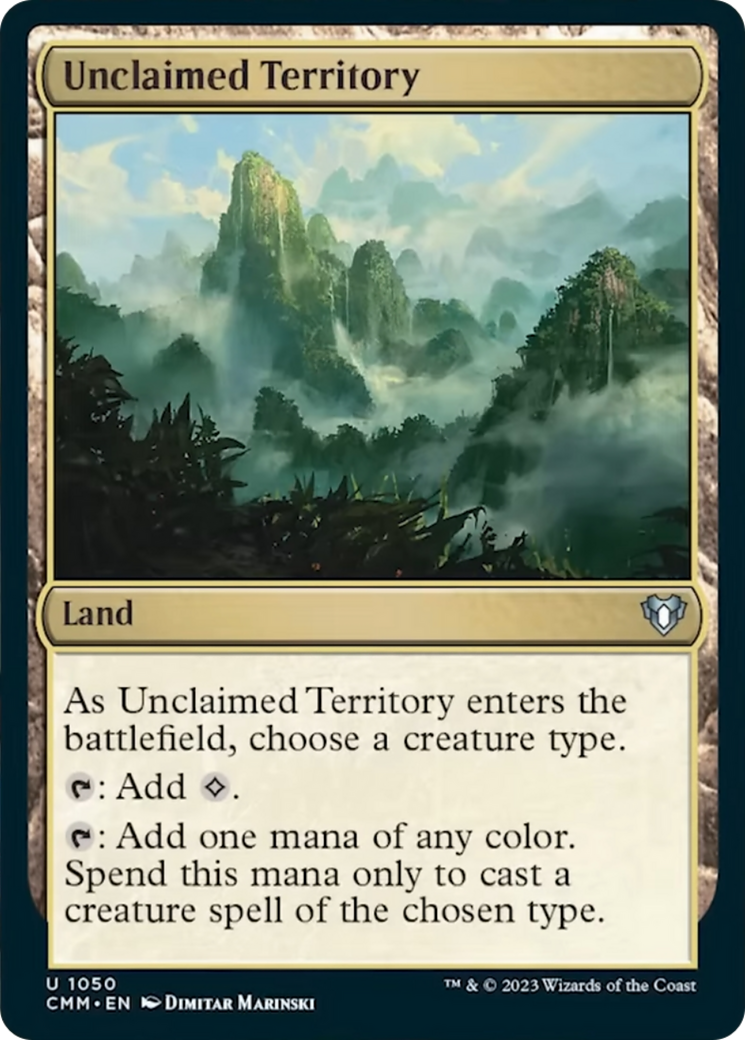 Unclaimed Territory [Commander Masters] | Good Games Cannington