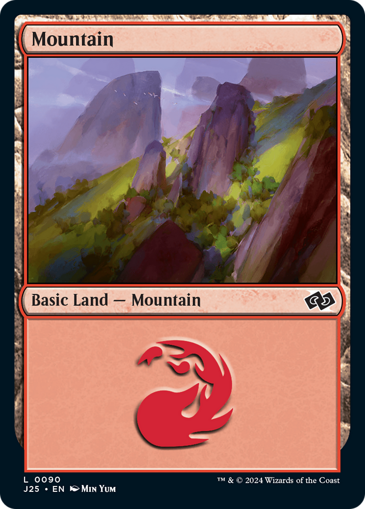 Mountain (90) [Foundations Jumpstart] | Good Games Cannington