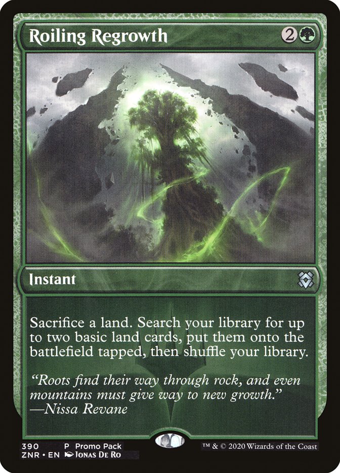 Roiling Regrowth (Promo Pack) [Zendikar Rising Promos] | Good Games Cannington