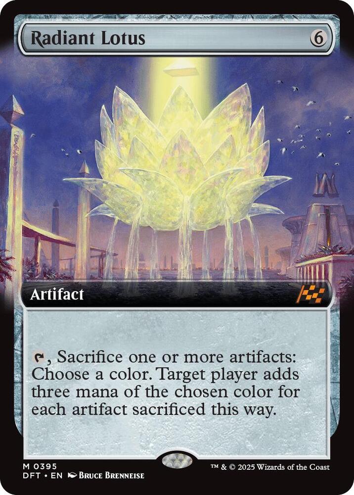 Radiant Lotus 395 (Aetherdrift)  - Extended Art Foil | Good Games Cannington
