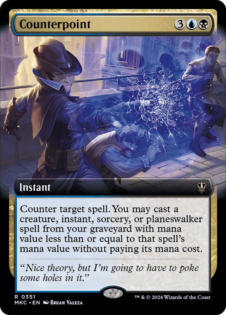Counterpoint (Extended Art) [Murders at Karlov Manor Commander] | Good Games Cannington