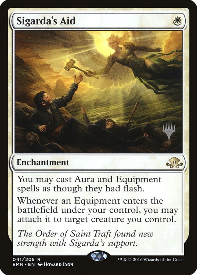 Sigarda's Aid (Promo Pack) [Eldritch Moon Promos] | Good Games Cannington