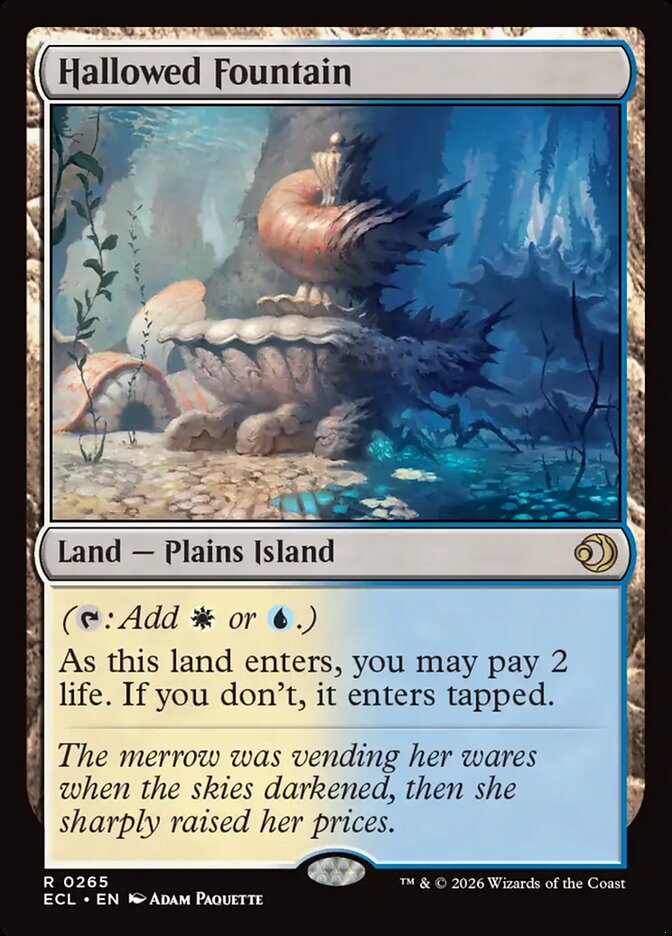 Hallowed Fountain 265 (Lorwyn Eclipsed)  - Foil | Good Games Cannington