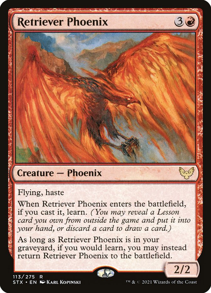 Retriever Phoenix 113 (Strixhaven: School of Mages)  | Good Games Cannington