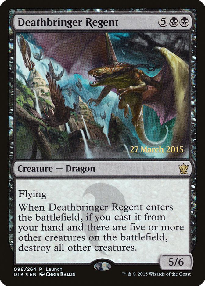 Deathbringer Regent (Launch) [Dragons of Tarkir Prerelease Promos] | Good Games Cannington