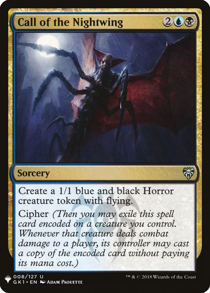 Call of the Nightwing [Mystery Booster] | Good Games Cannington