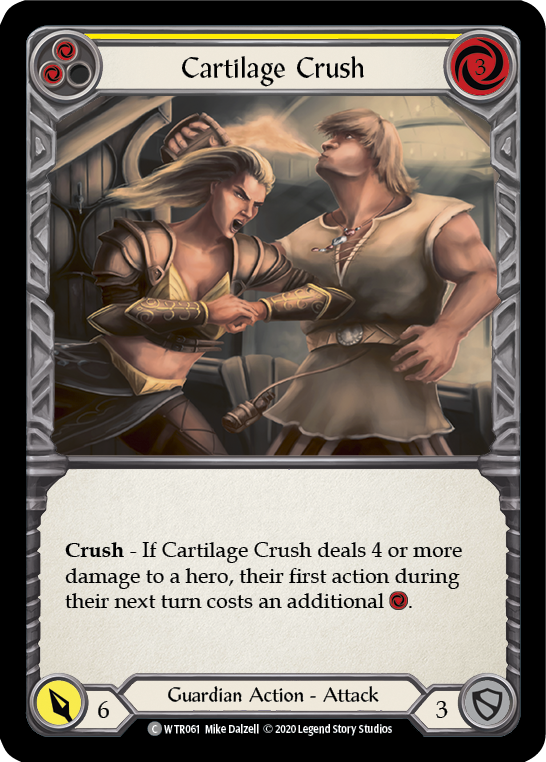 Cartilage Crush (Yellow) [U-WTR061] (Welcome to Rathe Unlimited)  Unlimited Rainbow Foil | Good Games Cannington
