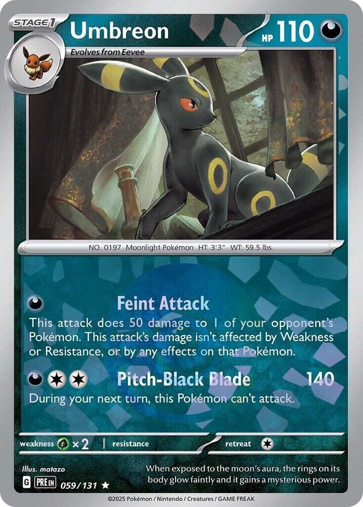 Umbreon (059/131) (Poke Ball Pattern) [Scarlet & Violet: Prismatic Evolutions] | Good Games Cannington