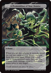 A Premonition of Your Demise (Full Art) [Duskmourn: Archenemy] | Good Games Cannington