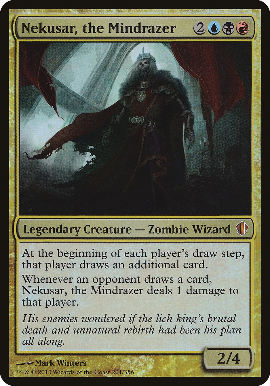 Nekusar, the Mindrazer (Oversized) [Commander 2013 Oversized] | Good Games Cannington