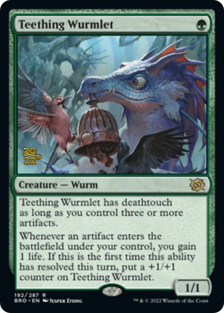 Teething Wurmlet [The Brothers' War Prerelease Promos] | Good Games Cannington