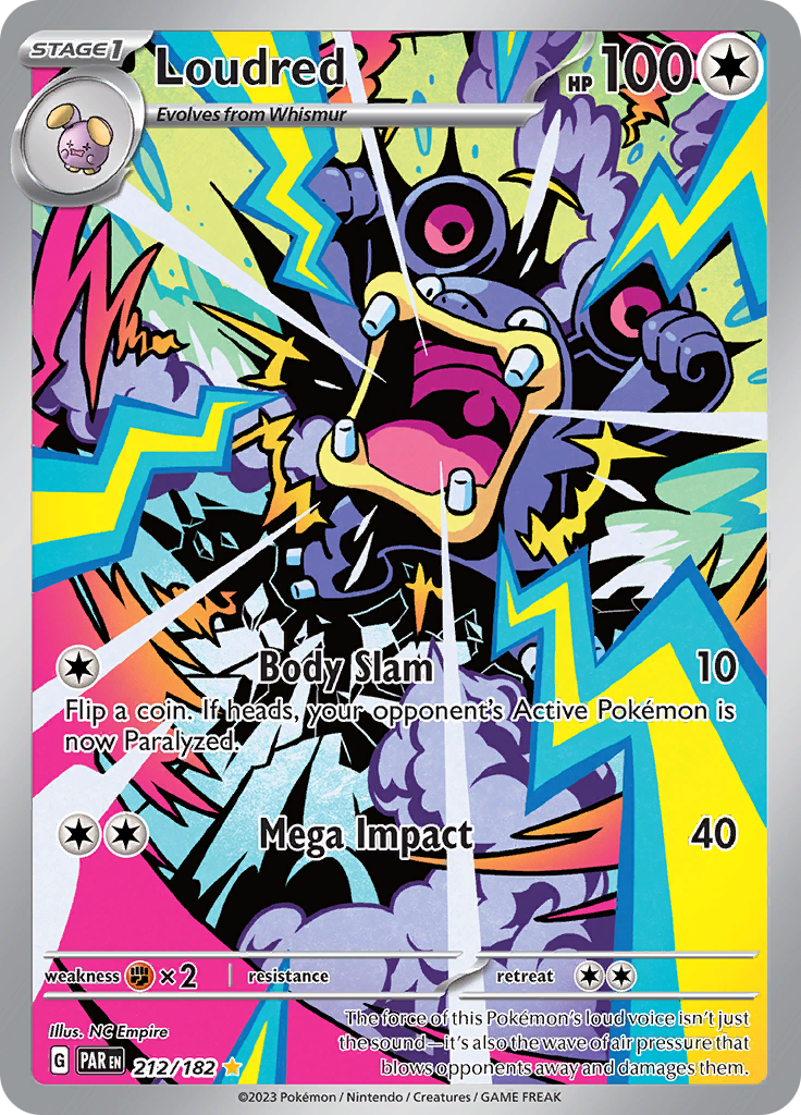 Loudred (212/182) [Scarlet & Violet: Paradox Rift] | Good Games Cannington
