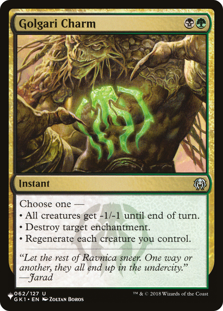 Golgari Charm [The List] | Good Games Cannington