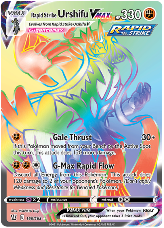 Rapid Strike Urshifu VMAX (169/163) [Sword & Shield: Battle Styles] | Good Games Cannington