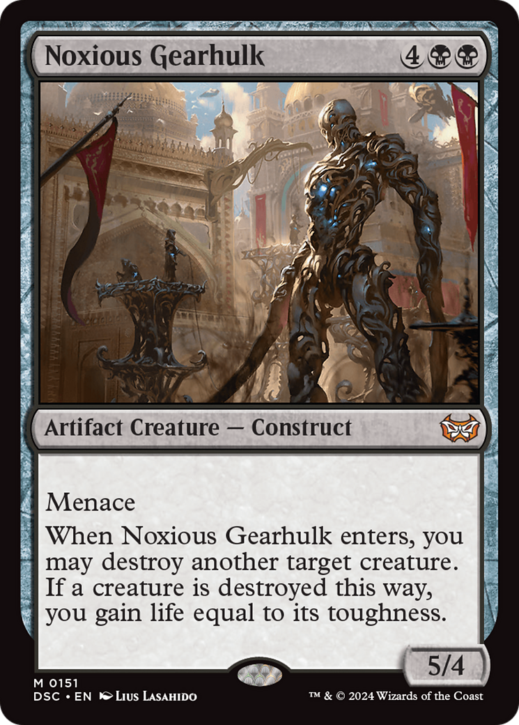 Noxious Gearhulk [Duskmourn: House of Horror Commander] | Good Games Cannington