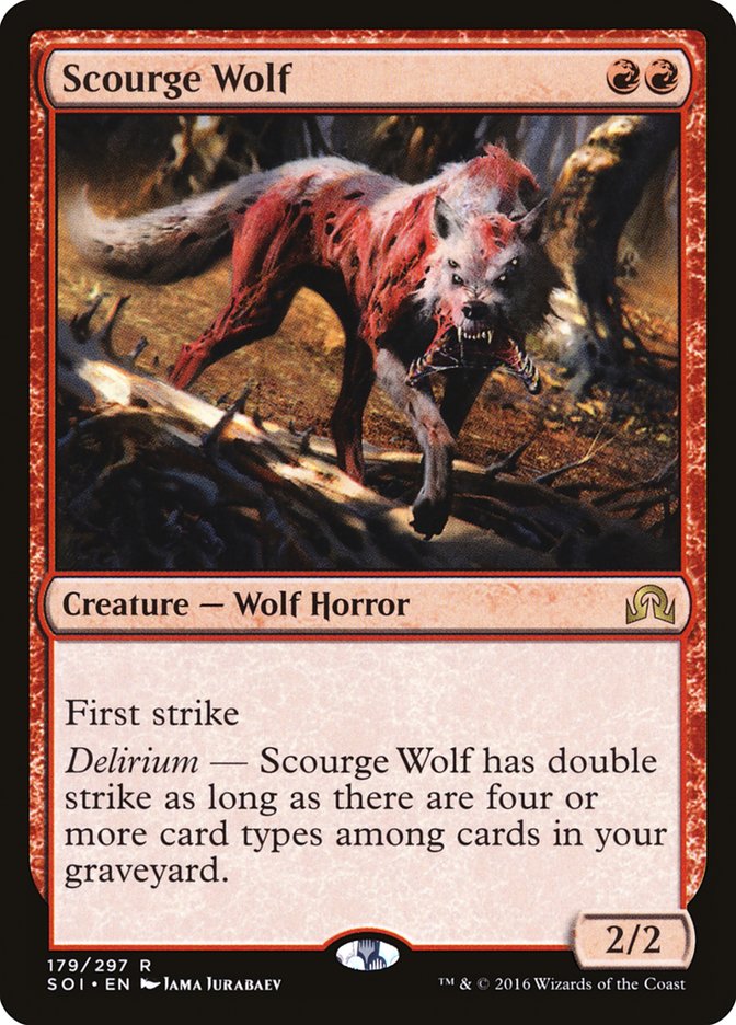 Scourge Wolf 179/297 (Shadows over Innistrad)  | Good Games Cannington