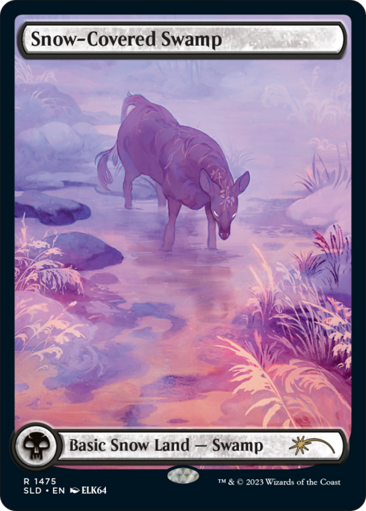 Snow-Covered Swamp (1475) [Secret Lair Drop Series] | Good Games Cannington