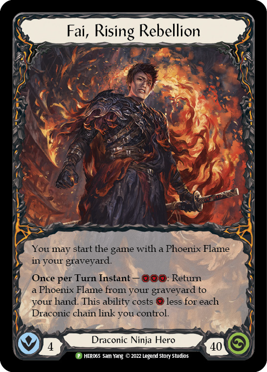 Fai, Rising Rebellion [HER065] (Promo)  Rainbow Foil | Good Games Cannington