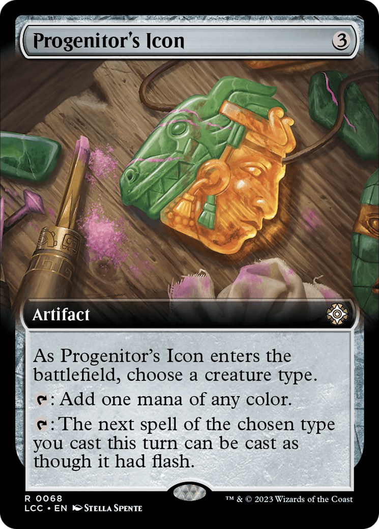 Progenitor's Icon (Extended Art) [The Lost Caverns of Ixalan Commander] | Good Games Cannington