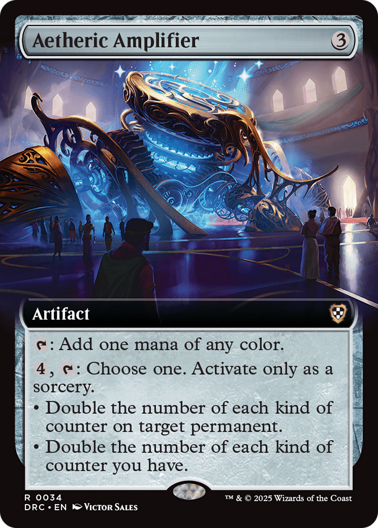 Aetheric Amplifier (Extended Art) [Aetherdrift Commander] | Good Games Cannington