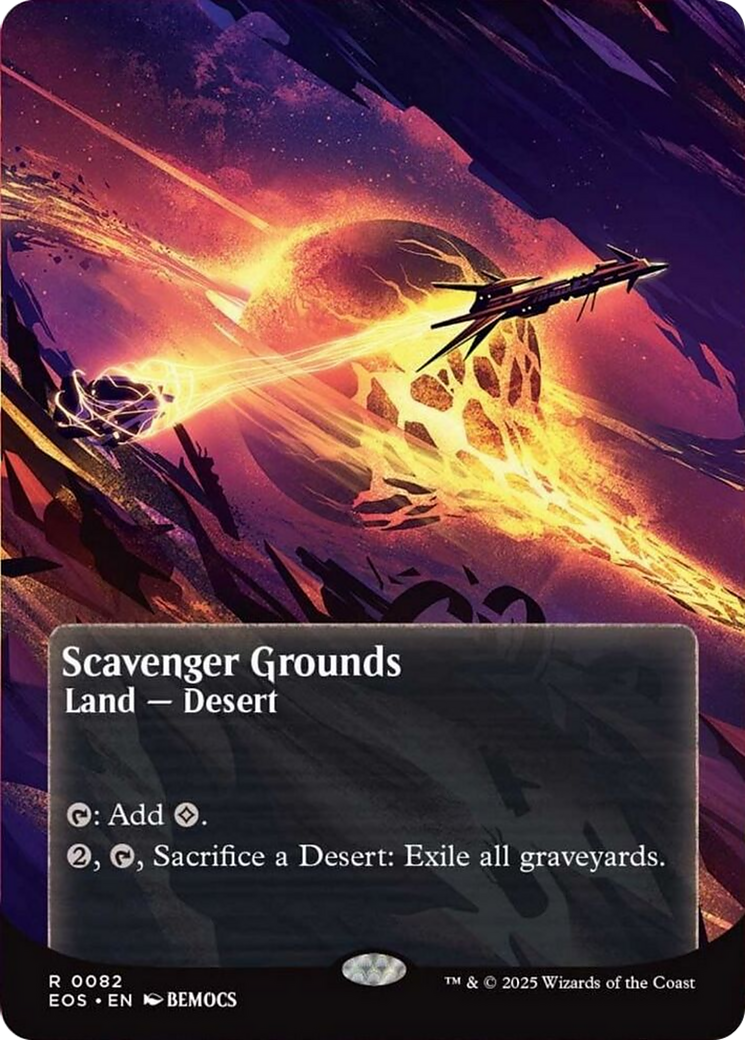 Scavenger Grounds (0082) (Borderless) [Edge of Eternities: Stellar Sights] | Good Games Cannington