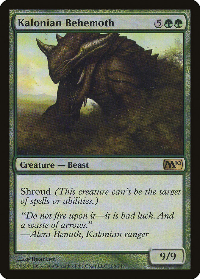 Kalonian Behemoth 188 (Magic 2010 (M10))  | Good Games Cannington