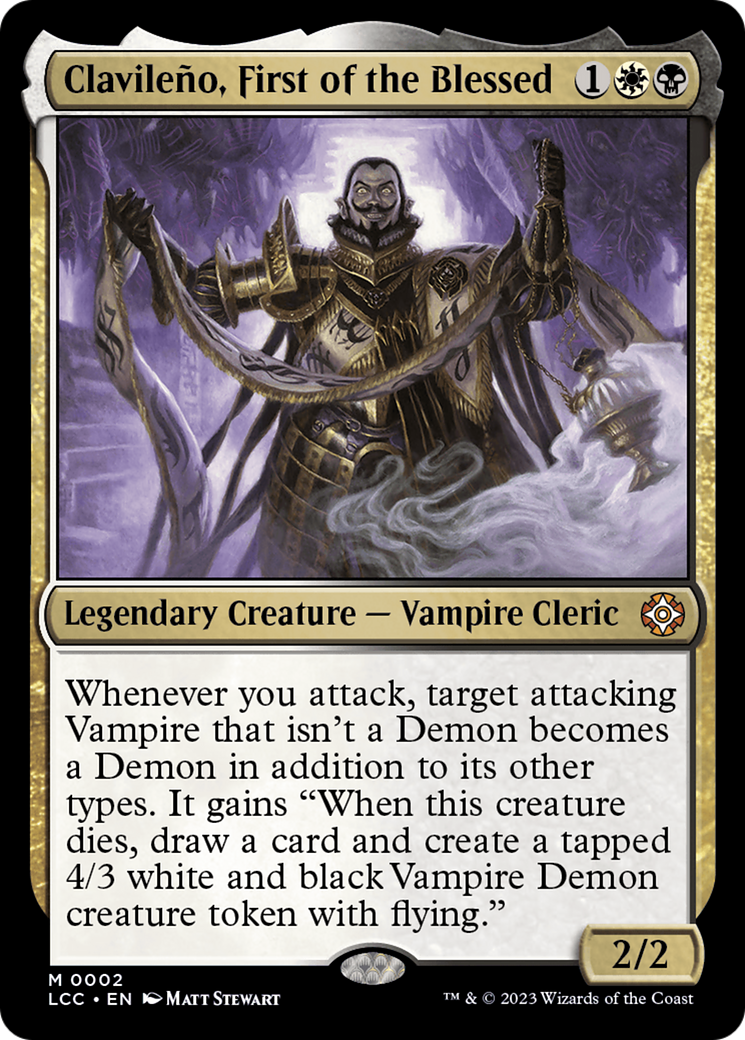 Clavileno, First of the Blessed [The Lost Caverns of Ixalan Commander] | Good Games Cannington