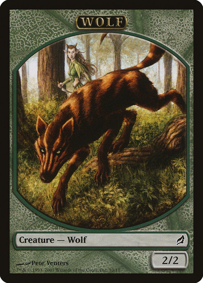 Wolf Token [Lorwyn Tokens] | Good Games Cannington