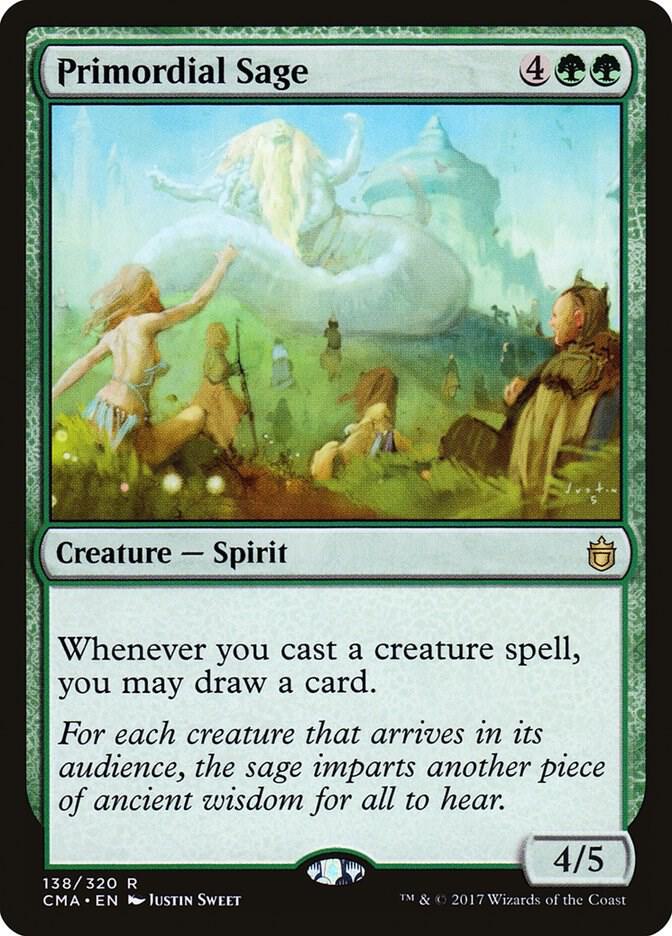 Primordial Sage 138/320 (Commander Anthology)  | Good Games Cannington